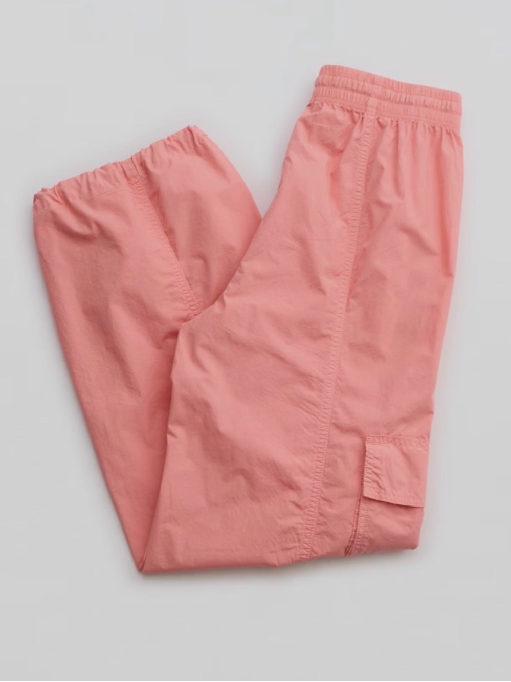 FLAWED * aerie | Coral Elastic-Waist Cargo Pants